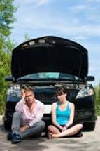 Cars breakdown on the side of the road